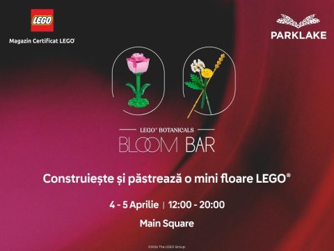 Primăvara prinde viață la ParkLake. Primăvara aceasta înflorește din piese LEGO, la ParkLake – un weekend de Florii plin de culoare și creativitate